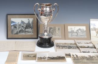 An early 20th century silver two handled trophy cup, The Toronto Cup, presented to Mr William