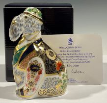 A Royal Crown Derby paperweight, Irish Blue Kerry, Sinclairs special commission to celebrate the
