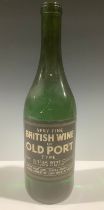 A bottle of Very Fine British Wine of Old Port Type, The Ulster Wine Co Ltd, 29cm high