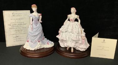 A Royal Worcester figure, Royal Debut, for Compton & Woodhouse, limited edition 360/12,500, CW159,