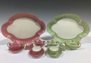 A Royal Doulton miniature tea service, comprising teapot, sucrier and cover, cream jug, teacup and