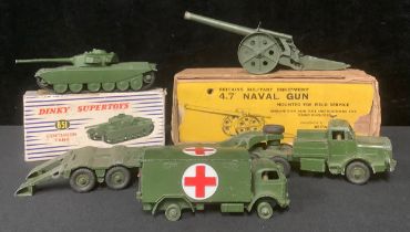 Toys & Juvenalia - Dinky Supertoys 651 Centurion Tank, boxed; Dinky Toys 626 Military Ambulance,