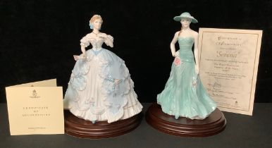 A Royal Worcester figure, The First Quadrille, for Compton & Woodhouse, limited edition 8,254/12,