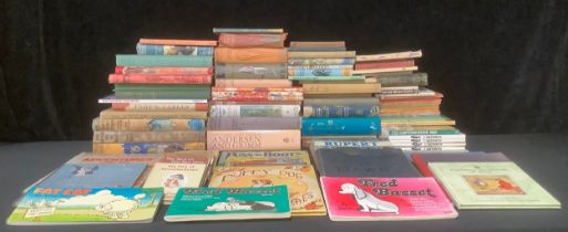 Books - vintage children’s books and annuals, other books, cloth binding, etc, qty (3 boxes)