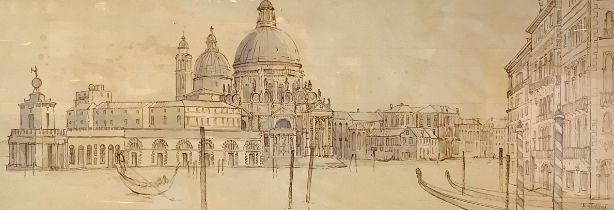 After A Fletcher, Venice, print, 31cm x 68cm