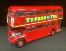 Toys and Juvenalia - a 20th century die-cast Agora Routemaster 857 model bus, 36cm high, 70cm long