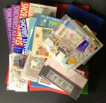 Stamps - a large quantity of stamps and stamp related book, etc, seven special edition mini sheets