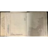 Cartography - Maritime Navigation - a collection of Decca navigation charts, various British