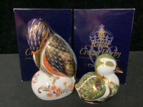 A Royal Crown Derby paperweight, Derbyshire Duckling, Sinclairs exclusive commission for a twelve