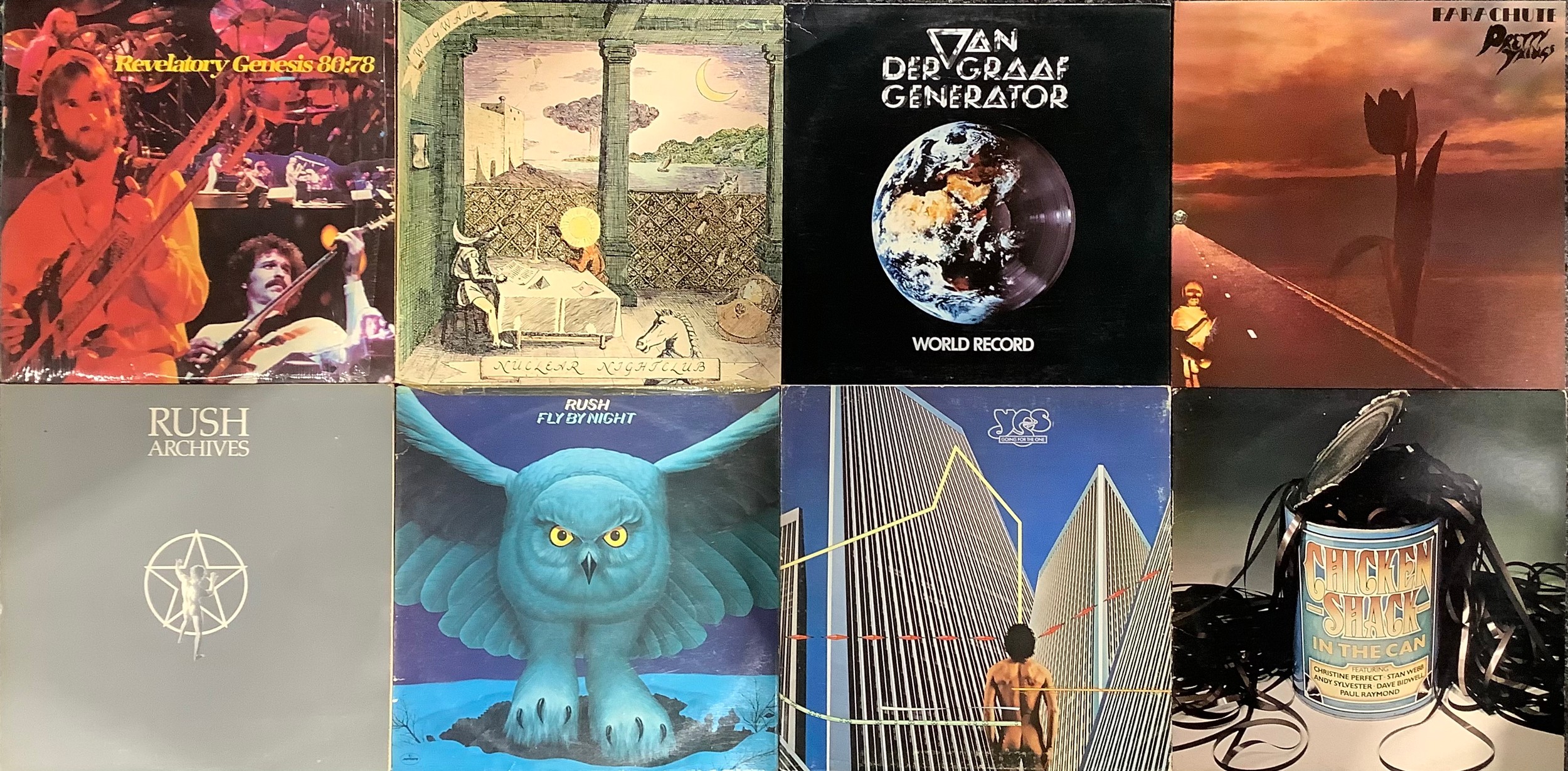 Vinyl Records - LP’s including – Genesis – Revelatory Genesis 80:78 – SR-80001; Van Der Graaf