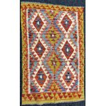 Rugs and Carpets - a Chobi kilim carpet, 147cm x 94cm