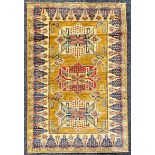 Middle East and the Orient - a Persian design Sarab type wool rug or carpet, 151cm x 102.5cm