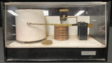 A barograph, Pastorelli and Rapkin Limited, London, 28cm wide, 15.5cm high