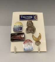 Badges - Motorcycle Interest - a pair of Transatlantic Trophy Races, 1981 & 1982 enamel badges; an