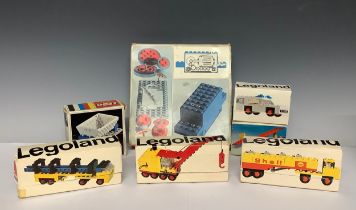 Toys & Juvenalia - a collection of Lego sets, comprising No.621 Shell tanker truck, boxed; No.643