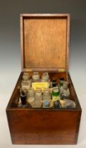 Boxes & Objects - Apothecary - a collection of chemists bottles including Boots; other equipment,