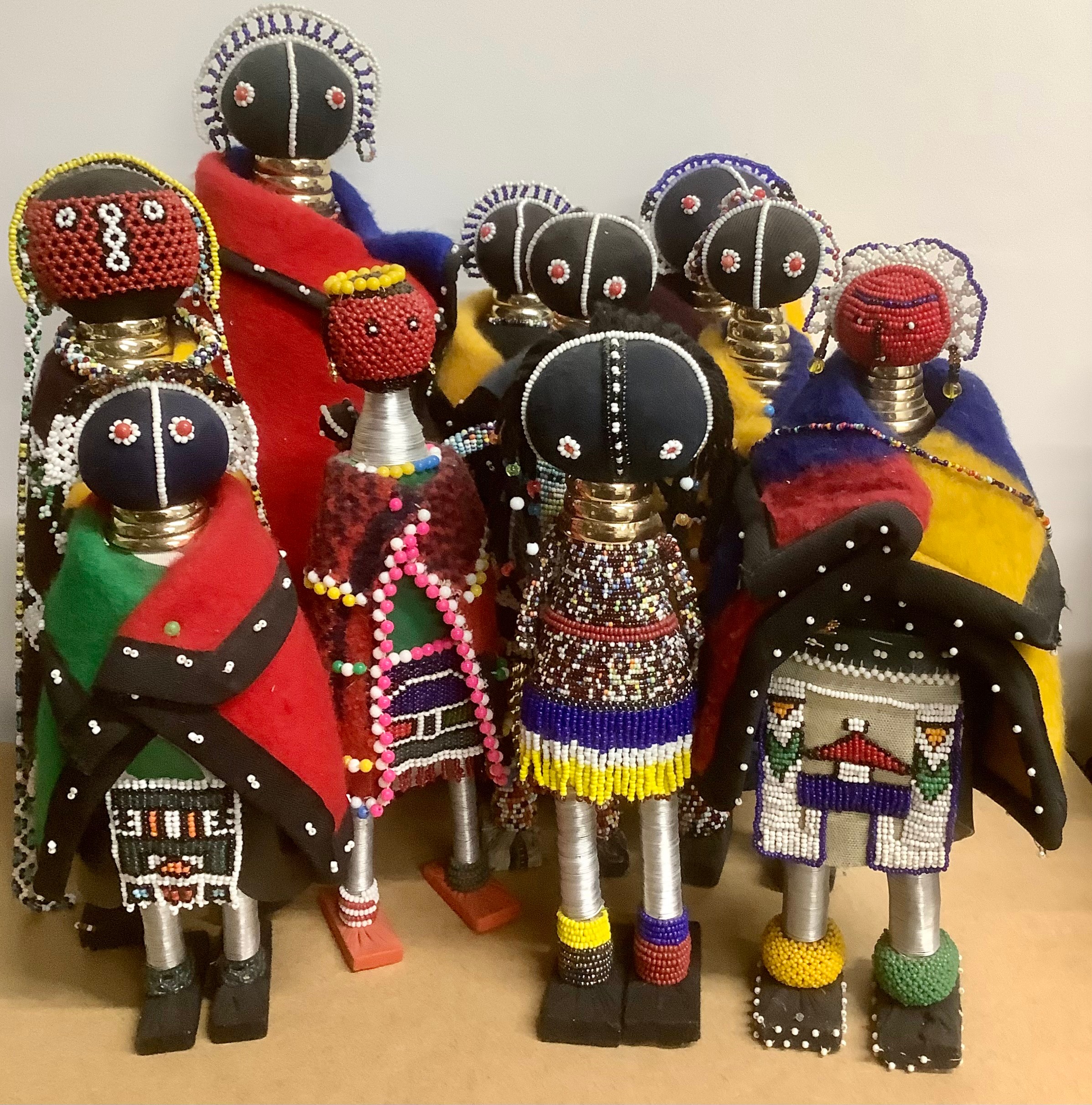 Tribal Art & the Eclectic Interior - a collection of Ndebele beadwork fertility and initiation