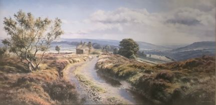 Rex Preston, by and after, Moorland View, print, 40cm x 80cm