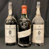 Wines and Spirits - Warre's 1975 Vintage Port, 75cl; Warre's 1982 Quinta Da Cavadinha Vintage