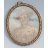 The Scout Movement and the Boer War - Edith Maal (early 20th century), a portrait miniature,