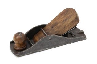 Woodworking Tools - a wooden and steel carpentry plane, marked '110'