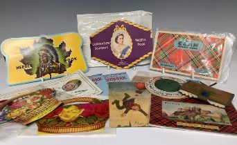 Needlework & Advertising - a collection of early to mid 20th century needle books, calendars,