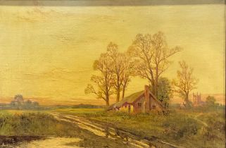 English School (19th/early 20th century) Autumn Landscape oil on canvas, 40cm x 60cm