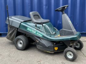 A Hayter Heritage lawn tractor ride-on lawnmower