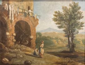 Italian School (19th century) Rural Landscape oil on canvas, 45.5cm x 58cm