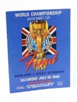 Sport, Football - a 1966 England v West Germany World Championship Jules Rimet Cup souvenir