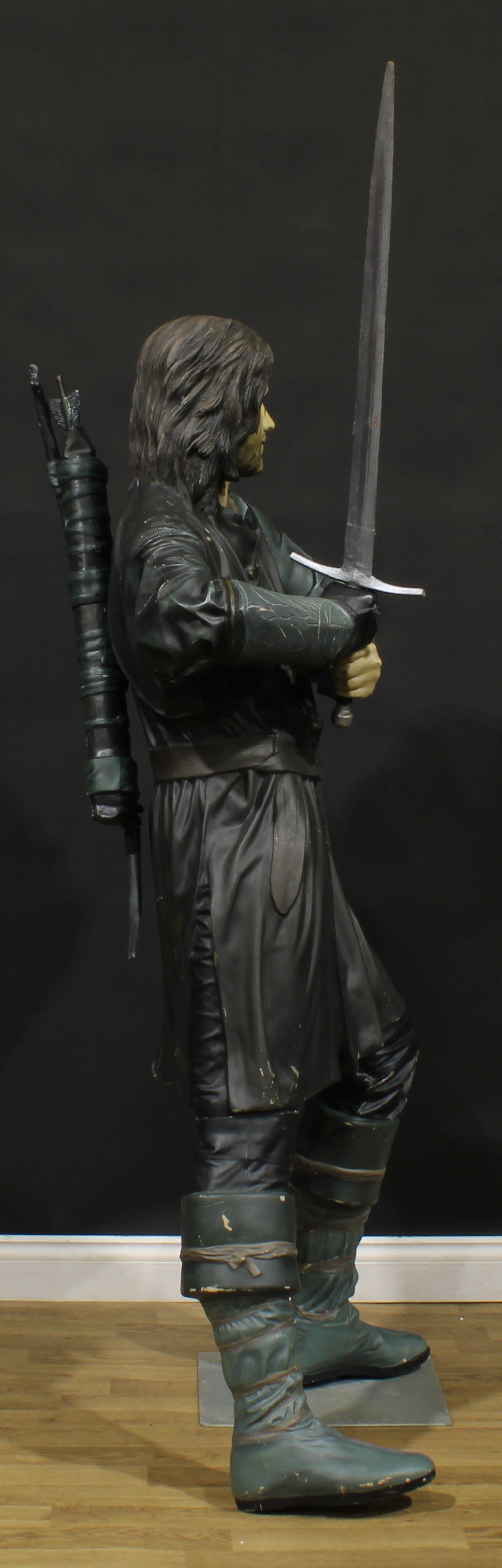 Film & Movie Interest, Lord of the Rings - a large replica statue of Aragorn, approximately 174cm - Image 4 of 5