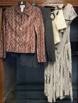 Ladies’ Fashion - a John Galliano knitted top; a Vivienne Westwood dress; a Kenzo jacket; a Gianni