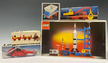 Toys & Juvenalia - a collection of Lego, comprising No. 125 tipping wagon, boxed; No.622 baggage