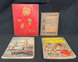 Postcards - an early 20th century greeting card album, beginning in 1917 with baby's First Birthday,