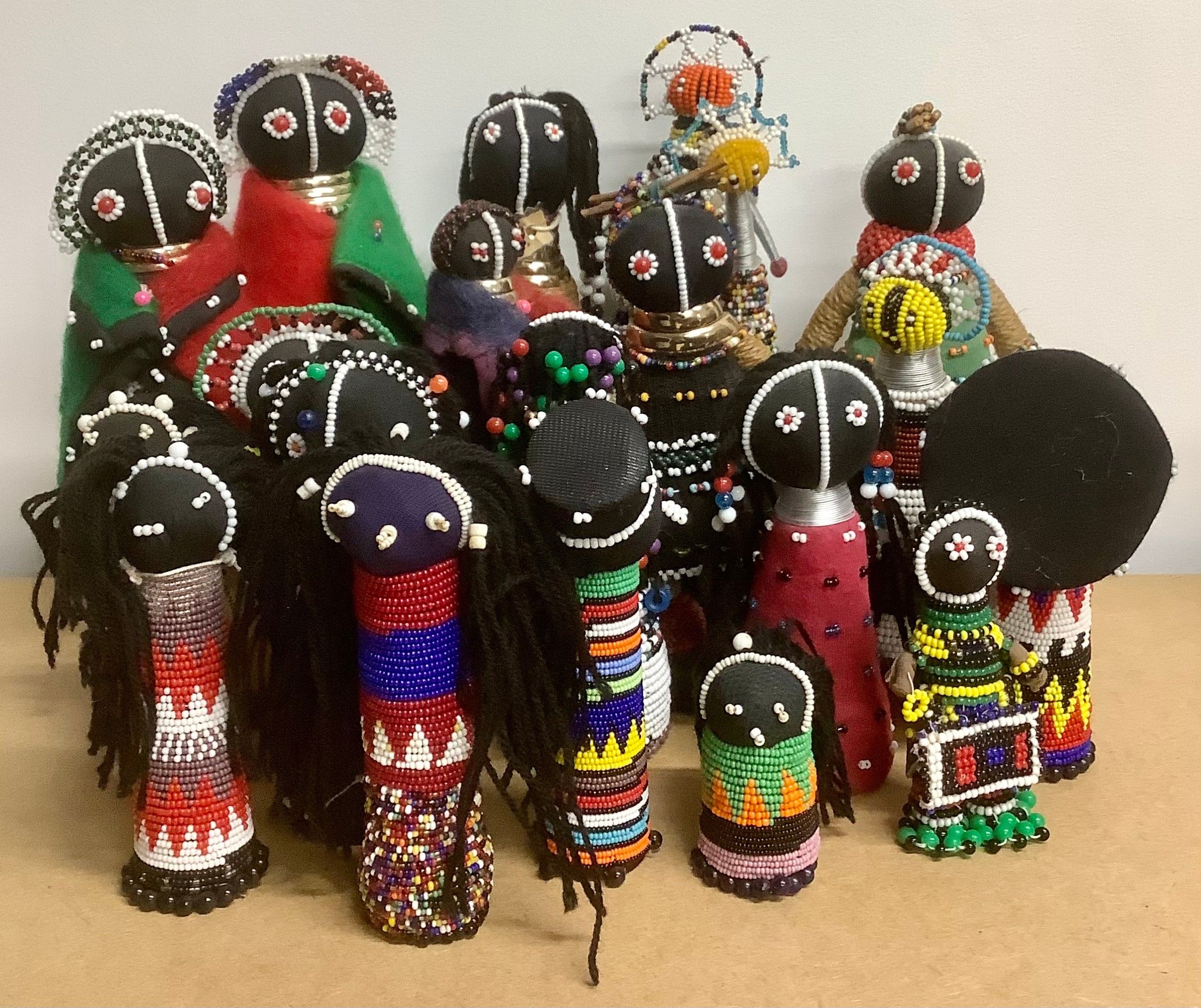 Tribal Art & the Eclectic Interior - a collection of Ndebele beadwork fertility and initiation