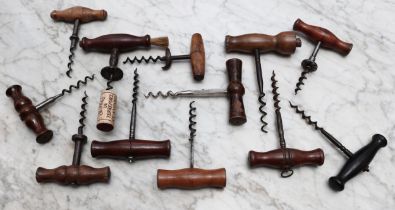 Helixophilia - a 19th century American direct-pull corkscrew, by R Murphy, Boston, stout radial cork