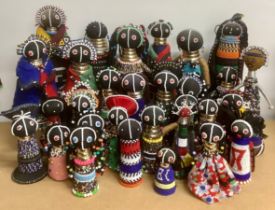 Tribal Art & the Eclectic Interior - a collection of Ndebele beadwork fertility and initiation