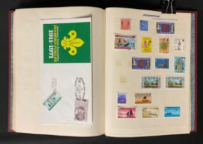 Stamps - GB stamp album, QV - modern, including four margin 1d black, black MX, other early issues
