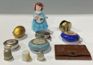 Haberdashery - a collection of novelty tape measures, etc