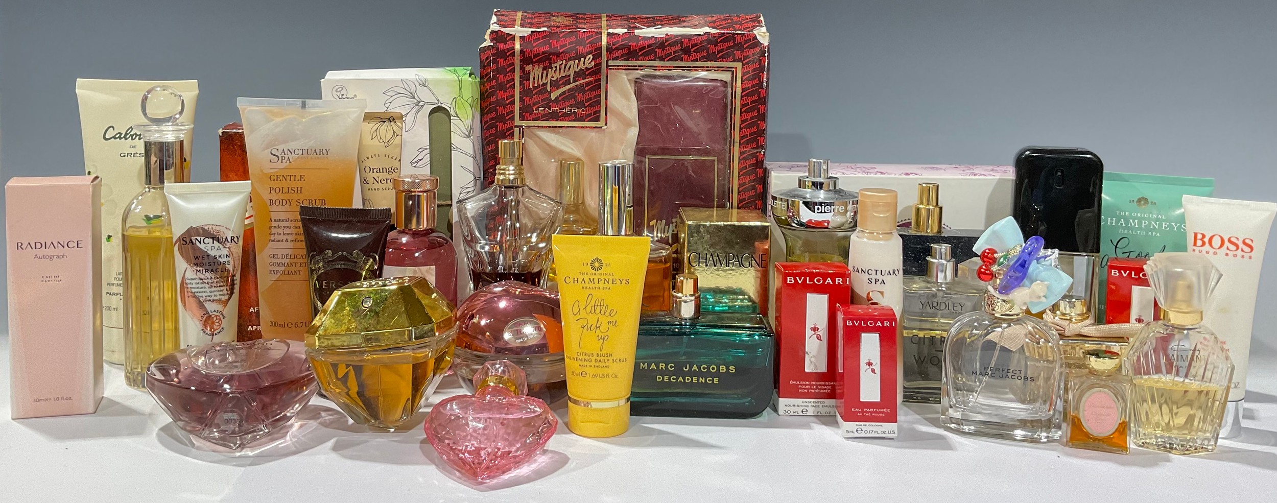 Perfumes & Fragrances - a quantity of fragrances including Jean Paul Gaultier, YSL, Fendi, Marc