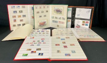 Stamps - six stamp stockbooks, comprising two Switzerland, four GB, to include QV - 1990's, mint and