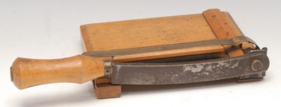 The Vintage Office and Stationer's - a mid-20th century paper guillotine, 14.5cm wide