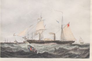 H Papprill, by, Knell, after, View of Her Majesty’s Steam Frigate Cyclops, Of Spithead, Under