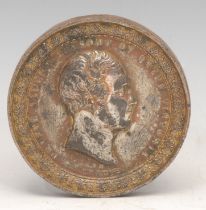 The Great Exhibition - a large medallion, The International Industrial Exhibition, 1851, 9cm