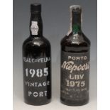 A Bottle of Niepoort LBV 1975, bottled in 1979; a bottle of Real Cavelha 1985 Vintage Port (2)