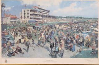 Terence Tenison Cuneo, by and after, Derby Day, limited edition print, signed in pencil, number