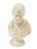 Scottish Literary History - a 19th century parian ware portrait bust, of Sir Walter Scott (1771 -