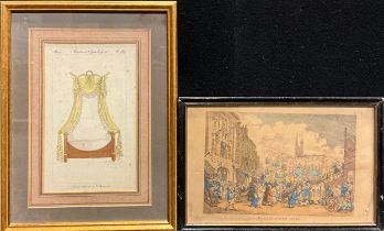 Riotous Georgian London - Thomas Rowlandson after John Nixon, a caricature, Bartholomew Fair,