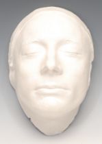 The Macabre - a plaster death mask cast, after L'Inconnue de la Seine [The Unknown Woman of the