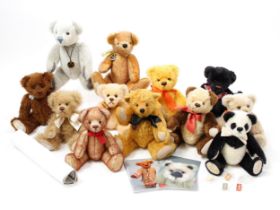 A collection of Dean's Rag Book Co Ltd. Collector's Club Membership teddy bears, comprising 2003